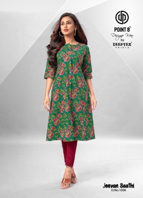 Jeevan Sathi Vol 1 by Deeptex Pure Cotton Printed A Line Flare Style Kurtis Catalogue at Low rate kurtis catalogs