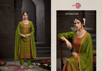 Jenika by Triple A Pure Russian jacquard fancy unstitched salwar suit catalogue at low rate  salwar kameez catalogs