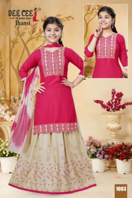 Jhansi by Deecee Designer A Line Kurti with heavy reyon Skirt with dupatta catalogue at amaviexpo readymade suit catalogs