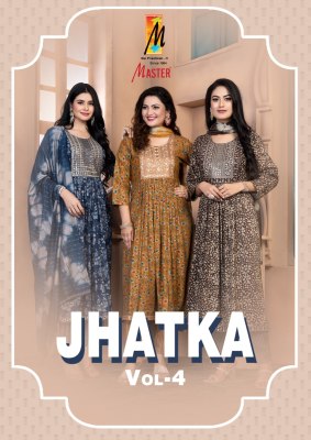 Jhatka vol 4 by Master capsule printed nayra cut anarkali suit catalogue Master