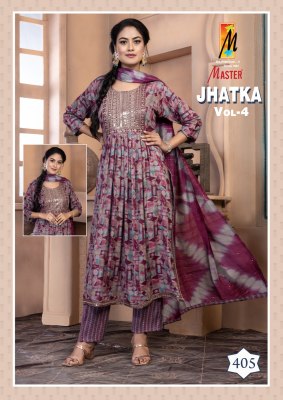 Jhatka vol 4 by Master capsule printed nayra cut anarkali suit catalogue readymade suit catalogs