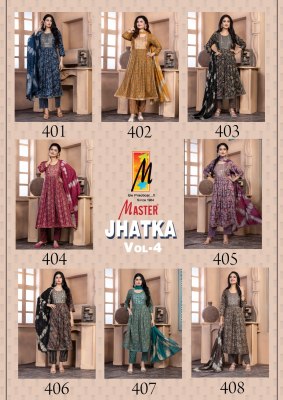 Jhatka vol 4 by Master capsule printed nayra cut anarkali suit catalogue readymade suit catalogs