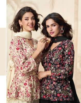 Jivika by Aashirwad creation Premium chinon silk indo western collection with low rage Aashirwad Creation 