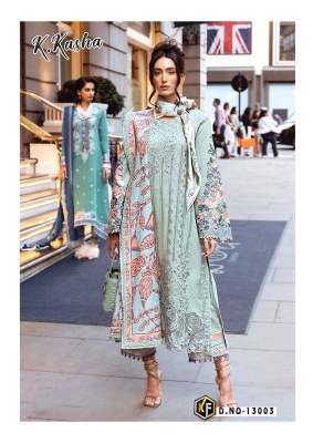 K Kasha Vol 13 by Keval Fab Exclusive Unstitched  Karachi Suit catalogue at affordable rate Karachi suits catalogs