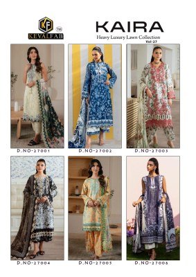 KEVAL FAB KAIRA Vol 27 Exclusive Collection Karachi Luxury Designs Wholesale kurtis catalogs