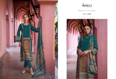 Kabira by IBIZA pure viscorse pashmina digital printed unstitched suit catalogue at low rate salwar kameez catalogs