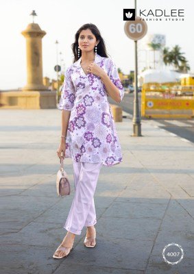 Kadlee Vrunda Vol 2 Vetican Print Kurti With Vetican Pant Trendy Co Ord Set for Women Wholesale co ord set catalogs