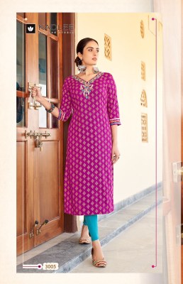 Kadlee by Angel reyon printed embroidered kurti catalogue at affordable rate kurtis catalogs