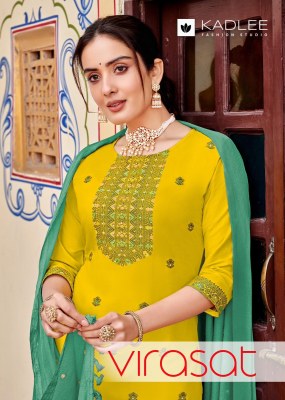 Kadlee by Virasat Pure muslin designer readymade suit catalogue at low rate Kadlee