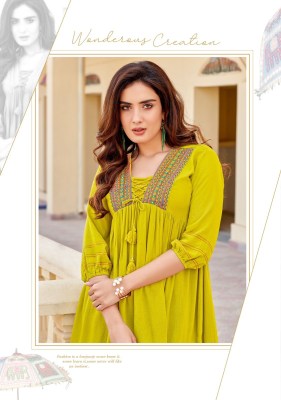 Kadlee mittoo by Centuri heavy reyon neck embroidered tunic catalogue at affordable rate western wear catalogs