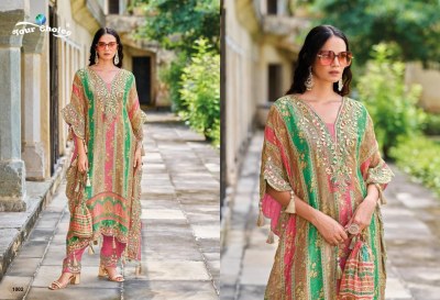 Kaftan by Your Choice Heavy Chinon Unique Embroidered Kaftan suit with pant and dupatta catalogue at low rate pakistani suit catalogs