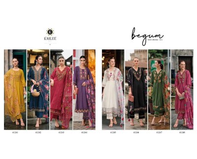 Kailee Fashion Begum vol 4 Premium festive wear Readymade Suits catalogue wholesale  kurtis catalogs