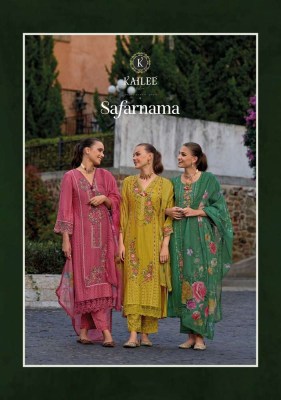 Kailee Fashion Safaranama Vol 3 Cotton Premium Luxury Readymade Pakistani Suits Collection Kailee fashion