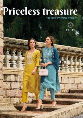 Kailee fashion by Ehassas lunching a new designer  kurti bottom and dupatta catalogue kurtis catalogs