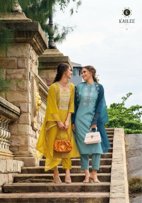 Kailee fashion by Ehassas lunching a new designer  kurti bottom and dupatta catalogue kurtis catalogs