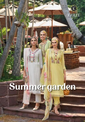 Kailee fashion by Summer Garden pure cotton fancy digital printed readymade suit catalogue Kailee fashion