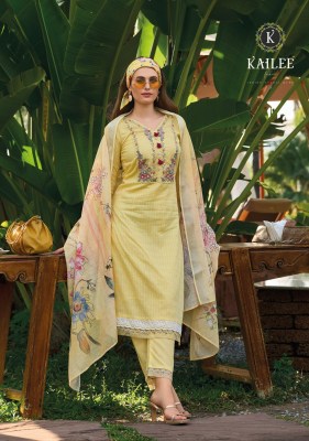 Kailee fashion by Summer Garden pure cotton fancy digital printed readymade suit catalogue readymade suit catalogs