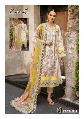 Kainat vol 15 by Keval fab karachi lawn cotton unstitched dress material collection  dress material catalogs