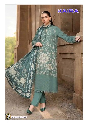 Kaira by Keval Fab Exclusive Karachi Lawn Cotton unstitched suit catalogue at affordable rate salwar kameez catalogs