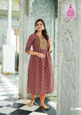 Kajal Style Kesariya Vol 1 Nayra Cut Wholesale Kurti catalogue  kurtis catalogs