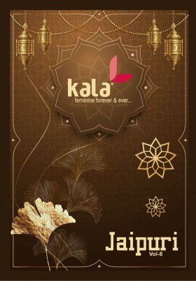 Kala Jaipuri Vol 8 Pure Cotton Ready Made Salwar Kameez Suit with Bottom And Dupatta Wholesale kurtis catalogs