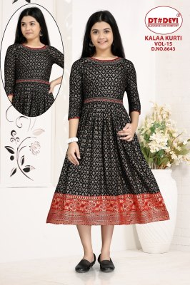 Kalaa kurti vol 15 by devi fancy designer reyon printed kurti catalogue at affordable rate kurtis catalogs