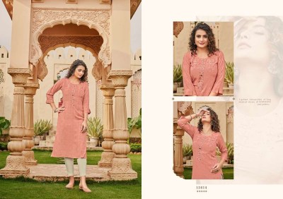 Kalaroop By Kajree Gravity Heavy Rayon Embroidery work Surat Kurti market wholesale price kurtis catalogs