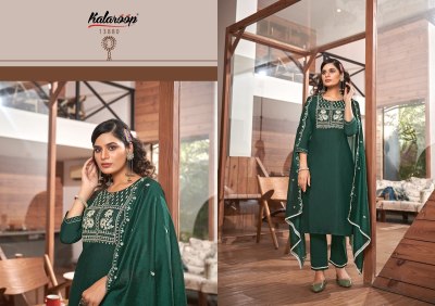 Kalaroop by Kajree present Blossom heavy fancy reyon with sequence and embroidered readymade suit catalogue at low rate readymade suit catalogs