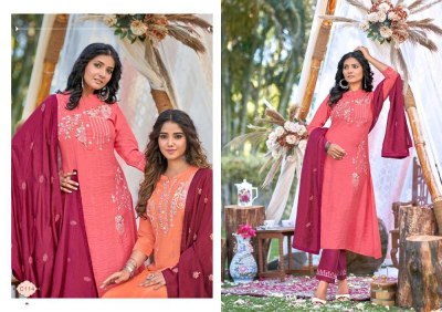 Kalaroop by Kajree presents Rangat Cryon 3pice ready made suits wholesale price  kurtis catalogs