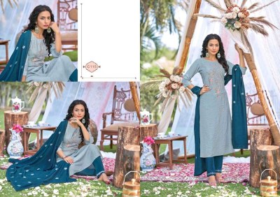 Kalaroop by Kajree presents Rangat Cryon 3pice ready made suits wholesale price  kurtis catalogs