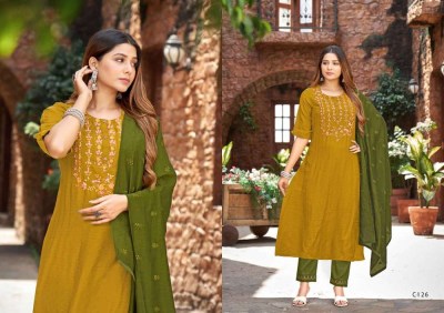 Kalaroop by kajree Nitara cryon top pant dupatta set Kurti catalogue wholesaler  kurtis catalogs