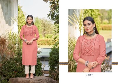 Kalaroop by kajree luanch mannat fancy heavy reyon  kurti catalogue at low rate kurtis catalogs