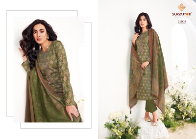 Kalki vol 21 by Suryajayoti Jam satin foil printed dress material catalogue at low price salwar kameez catalogs
