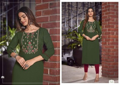 Kalroop By kajree fashion new launch lily vol 26 rayon Embroidery  work kurti wholesale  kurtis catalogs