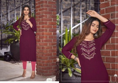 Kalroop By kajree fashion new launch lily vol 26 rayon Embroidery  work kurti wholesale  kurtis catalogs