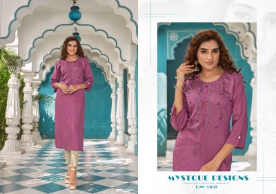 Kalroop by kajree fashion Cello present heavy reyon embroidered kurti catalogue at wholesale price kurtis catalogs