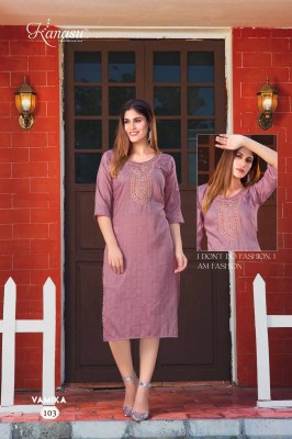 Kanasu Kurti Vamika Straight cut wholesale Kurti catalogue  kurtis catalogs