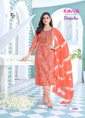 Kanika by Deepika vol 12 embroidered straight kurti with bottom and dupatta catalogue at low rate readymade suit catalogs