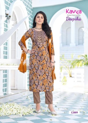 Kanika by Deepika vol 12 embroidered straight kurti with bottom and dupatta catalogue at low rate readymade suit catalogs