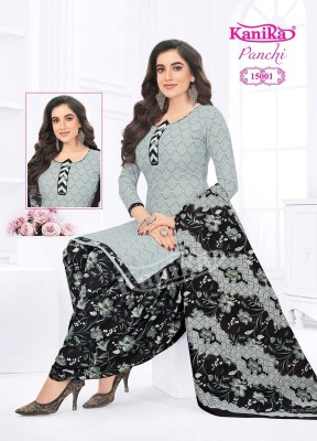 Kanika by Panchi vol 15 mix fabric cotton readymade patiyala suit catalogue at wholesale price readymade suit catalogs