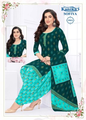 Kanika by Sofiya vol 19 mix cotton printed Readymade salwar kameez catalogue at low rate readymade suit catalogs