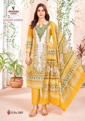 Karachi expree vol 03 by Vandana fashion cotton digital printed dress material catalogue at affordable rate salwar kameez catalogs