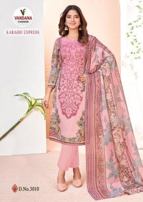 Karachi expree vol 03 by Vandana fashion cotton digital printed dress material catalogue at affordable rate salwar kameez catalogs