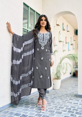 Karachi vol 1 by Mystic 9 lucknowi work embroidered kurti pant and dupatta catalogue at affordable rate readymade suit catalogs