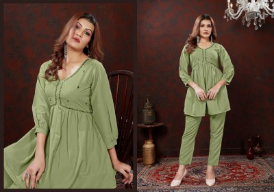 Karigiri vol 1 by Moksh Maaza cotton hand work 2 pocket co ord set catalogue Size wise Combo Set