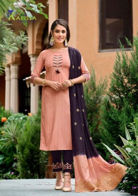 Karissa Anushka Viscose Rayon Top Pant Dupatta Set Wholesale Kurti Catalogue  kurtis catalogs