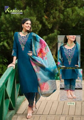 Karissa Florence Top Pant Dupatta Set Kurti catalogue wholesale  kurtis catalogs