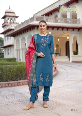 Karissa Mohini Premium Heavy Viscose Simmar Top And Pant Set with Cotton Mall Inner And Pure Viscose Simmar Jacquard Digital Print Dupatta Handcrafted kurtis catalogs