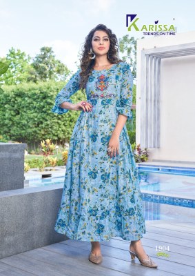 Karissa Niharika mal cotton printed readymade kurti catalogue at affordable rate gown catalogs