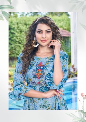 Karissa Niharika mal cotton printed readymade kurti catalogue at affordable rate gown catalogs